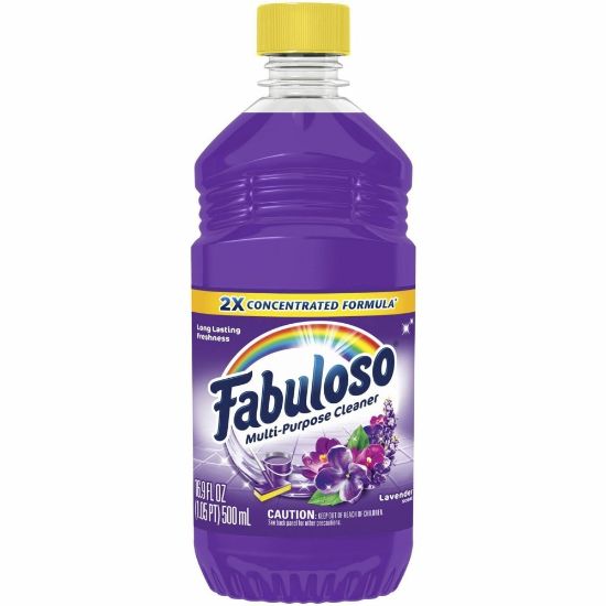 Picture of Palmolive Fabuloso Multi-Use Liquid Cleaner, Lavender Scent, 16.90 Oz Bottle, Case Of 24