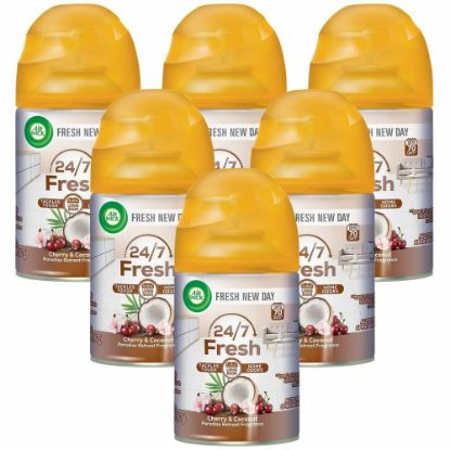 Picture of Air Wick Freshmatic Life Scents Refill - Spray - 5.9 fl oz (0.2 quart) - Paradise Retreat - 60 Day - 6 / Carton - Wall Mountable, Long Lasting