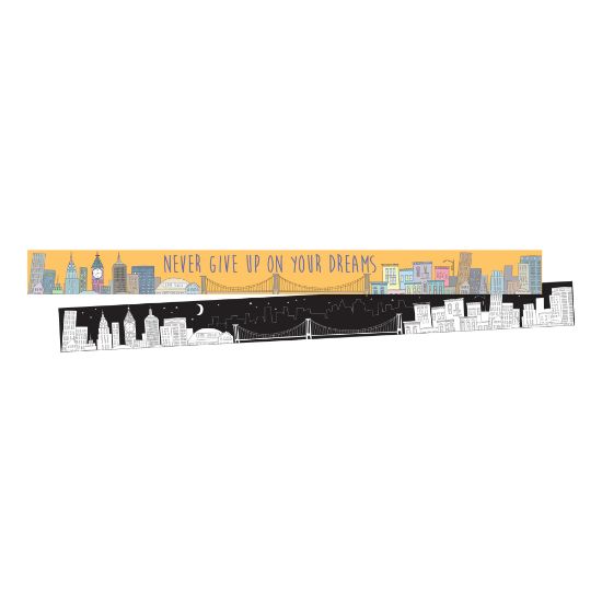 Picture of Barker Creek Double-Sided Border Strips, 3in x 35in, Color Me Cityscape, Set Of 24