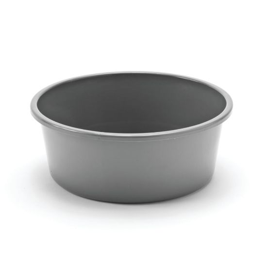 Picture of Medline Round Plastic Washbasins, 5 Qt, Graphite, Pack Of 50