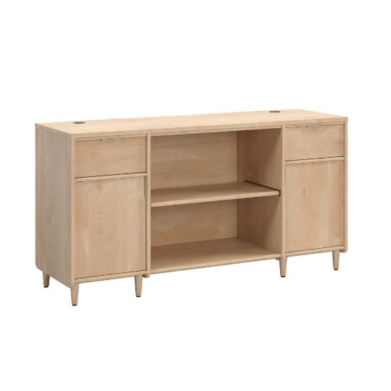 Picture of Sauder Clifford Place Credenza, 30-7/16inH x 59-1/16inW x 18-1/2inD, Natural Maple