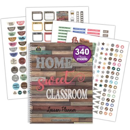 Picture of Teacher Created Resources 40-Week Lesson Planner, 8-1/2in x 11in, Home Sweet Classroom