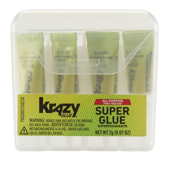 Picture of Krazy Glue, All-Purpose Single-Use, .07 Oz., Clear, Pack Of 4