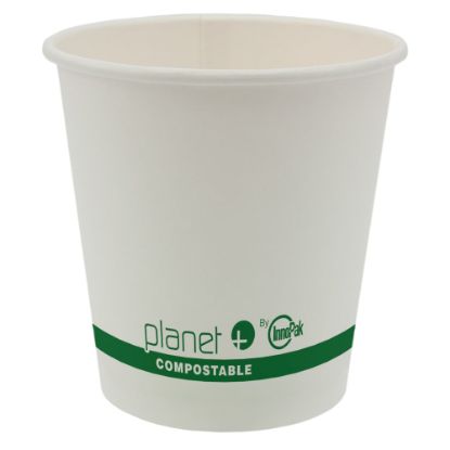 Picture of Planet+ Compostable Hot Cups, 10 Oz, White, Pack Of 1,000 Cups