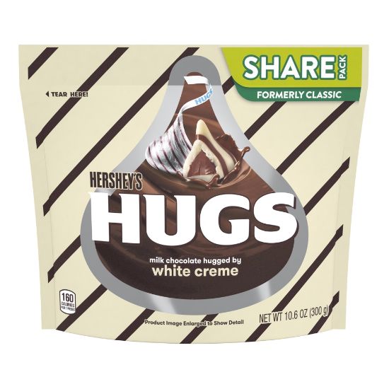 Picture of Hersheys HUGS Candy, 10.6 Oz Bag, Pack Of 3 Bags