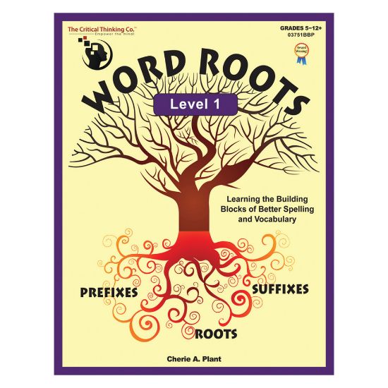 Picture of The Critical Thinking Co. Word Roots Level 1 Workbook, Grades 5-12