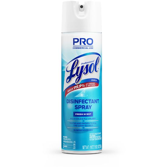 Picture of Lysol Professional Disinfectant Spray, Fresh Scent, 19 Oz Bottle