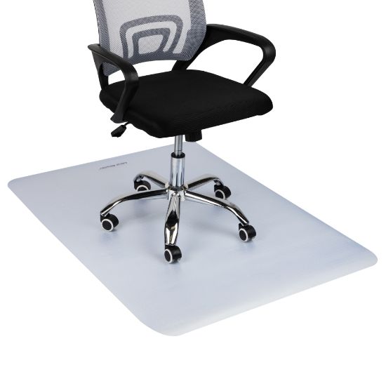 Picture of Mind Reader PVC Office Chair Mat For Hard Floor, 35-1/4inW x 47inD, Clear