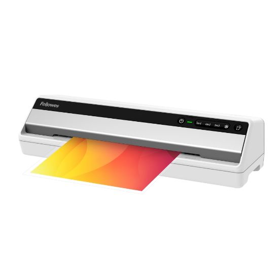 Picture of Fellowes Saturn 3i 125 12.5in Laminator With Combo Kit, 4 1/8inH x 20 7/8inW x 5 3/4inD, Silver/Black