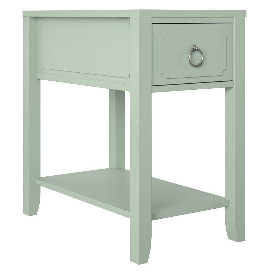 Picture of Ameriwood Home Novogratz Her Majesty Narrow Side Table, 24inH x 13-13/16inW x 23-5/8inD, Pale Green