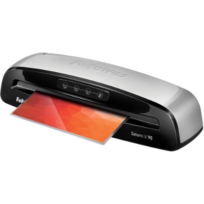 Picture of Fellowes Saturn 3i 95 Thermal Laminator With Combo Kit, 9.5in Wide, Silver/Black