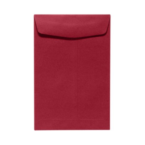 Picture of LUX #6 1/2 Open-End Envelopes, Peel & Press Closure, Garnet Red, Pack Of 50