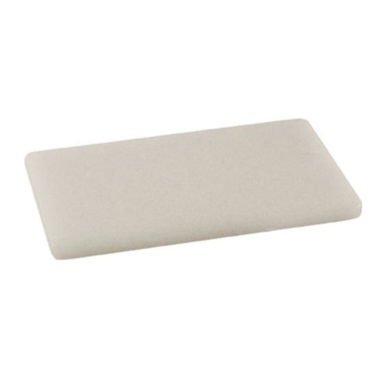 Picture of Winco Plastic Cutting Board, 1/2inH x 10inW x 6inD, White