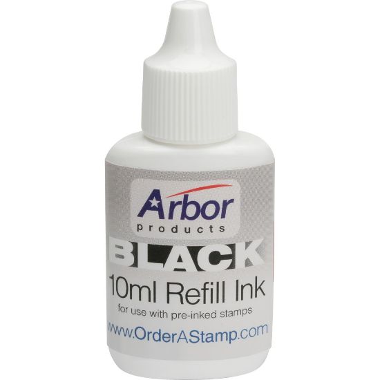 Picture of SKILCRAFT Stamp Pad Ink, Black (AbilityOne 7510-01-207-3961)