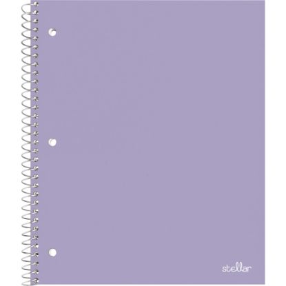 Picture of Office Depot Brand Stellar Poly Notebook, 8-1/2in x 11in, 1 Subject, College Ruled, 100 Sheets, Lavender