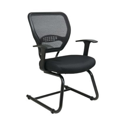 Picture of Office Star Space Seating 529 Series Deluxe Ergonomic Mesh Mid-Back Chair, Black