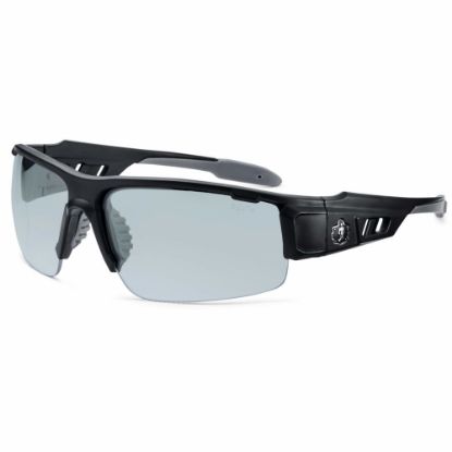 Picture of Ergodyne Skullerz Safety Glasses, Dagr, Matte Black Frame, Indoor/Outdoor Lens