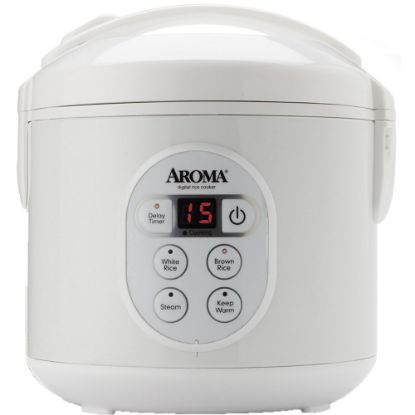 Picture of Aroma ARC-914D 4-Cup Cool-Touch Rice Cooker, Silver