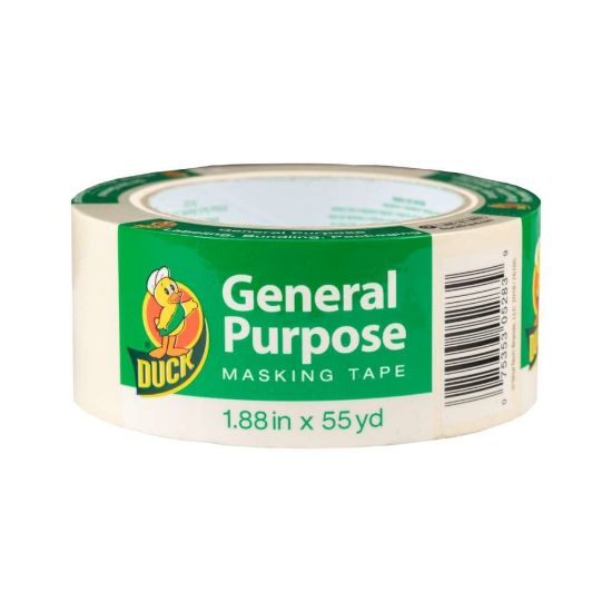 Picture of Duck Brand General Purpose Masking Tape, 1-15/16in x 55 Yd., Beige