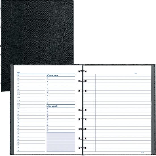 Picture of Blueline NotePro And Graphics Notebook, 7 7/16in x 9 1/2in, Black