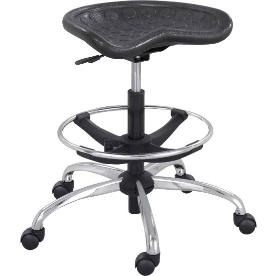 Picture of Safco SitStar Stool, Black/Chrome