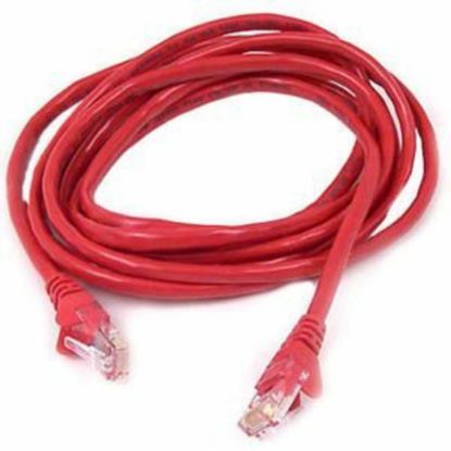 Picture of Belkin 900 Series Cat. 6 UTP Patch Cable - RJ-45 Male - RJ-45 Male - 12ft - Red