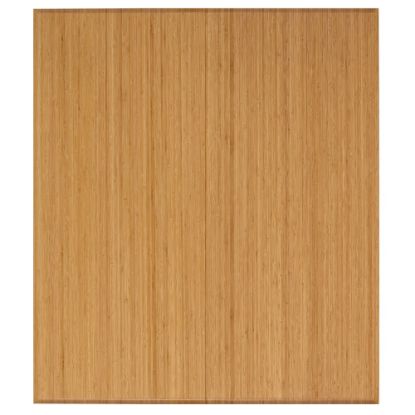 Picture of Anji Mountain Trifold Bamboo Chair Mat, Rectangular, 42in x 48in, Natural