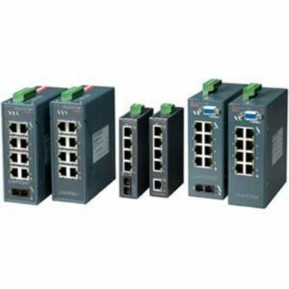 Picture of Lantronix XPress-Pro 92012F 8-Port Ethernet Switch - 8 x 10/100Base-TX, 1 x 100Base-FX