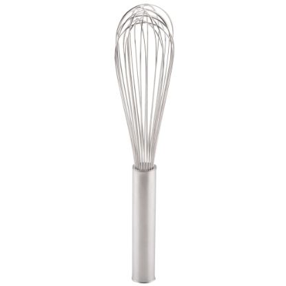 Picture of Vollrath Whisks, Piano With Nylon Handle, 12in, Stainless Steel, Set Of 12 Whisks