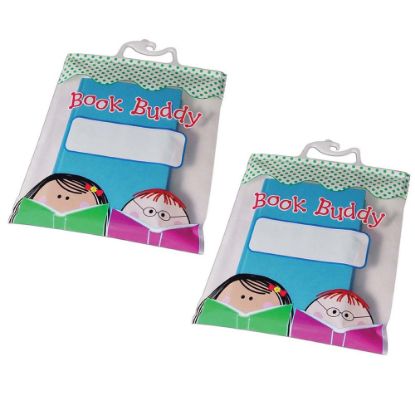 Picture of Creative Teaching Press Book Buddy Bags, 10-1/2inW x 12-1/2inH, Multicolor, 6 Bags Per Pack, Set Of 2 Packs