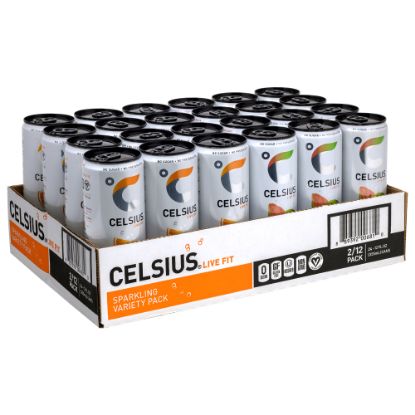 Picture of Celsius Essential Energy, 12 Oz, Pack Of 24 Cans