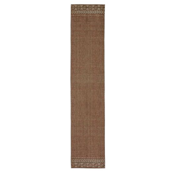 Picture of Linon Aria Area Rug, 2ft x 10ft, Verica Copper/Cream