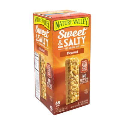 Picture of Nature Valley Sweet & Salty Nut Granola Bars Peanut, 1.2 oz, 48 Count