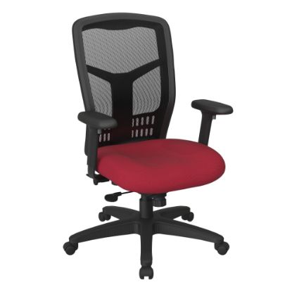 Picture of Office Star ProGrid Mesh High-Back Managers Chair, Rouge