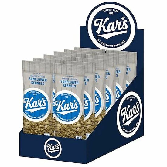 Picture of Kars Roasted & Salted Sunflower Kernels - Gluten-free - Roasted & Salted - 2.50 oz - 12 / Box