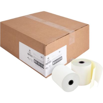 Picture of Business Source Carbonless Paper, 3in x 90ft, Carton Of 50 Rolls