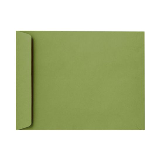 Picture of LUX Open-End 9in x 12in Envelopes, Peel & Press Closure, Avocado Green, Pack Of 50