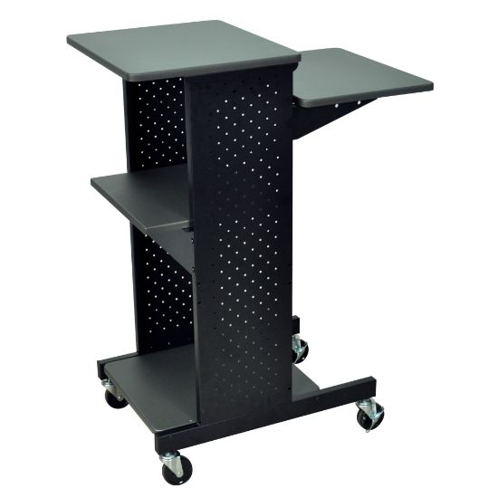 Picture of Luxor Presentation Station, 40inH x 18inW x 30inD, Gray