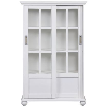 Picture of Ameriwood Home Aaron Lane 51inH 4-Shelf Bookcase, White