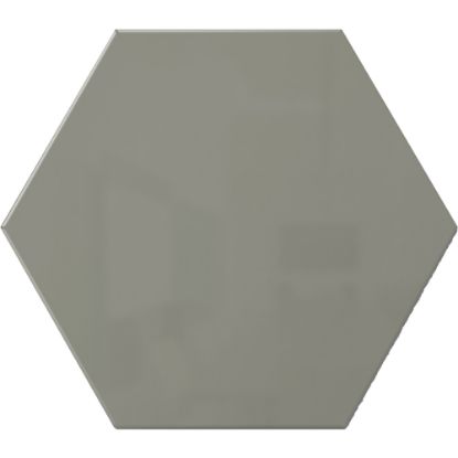 Picture of Ghent LINK Hex Premium Magnetic Marker Board, 18inH x 21inW, Gray