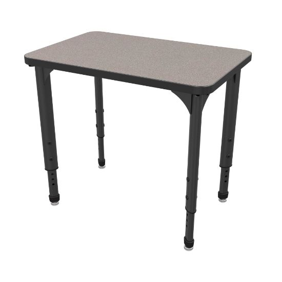 Picture of Marco Group Apex Series Adjustable 30inW Student Desk Student Desk, Gray Nebula/Black