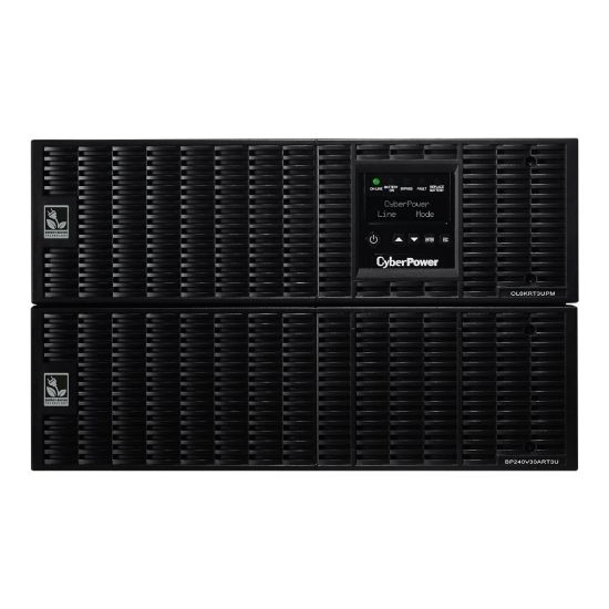 Picture of CyberPower Smart App Online OL6000RT3UTAA - UPS (rack-mountable / external) - AC 200-240 V - 5400 Watt - 6000 VA - 7.2 Ah - RS-232, USB - output connectors: 4 - 6U - TAA Compliant