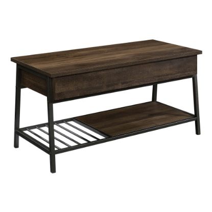 Picture of Sauder North Avenue Lift-Top Coffee Table, 18-1/8inH x 37inW x 17inD, Smoked Oak