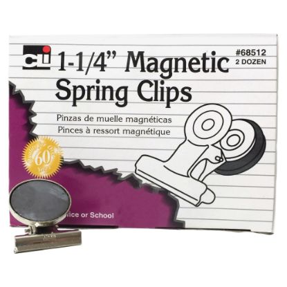 Picture of CLI Magnetic Spring Clips - 1.3in Length - 24 / Box