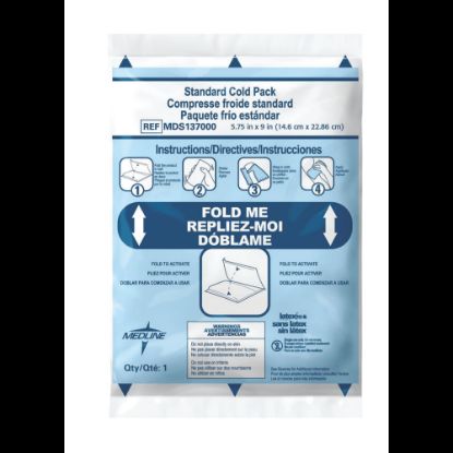 Picture of Medline Standard Instant Cold Packs, 4 3/4in X 6 1/4in, Case Of 50