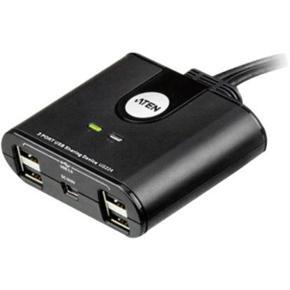 Picture of ATEN 2-Port USB Peripheral Sharing Device - USB - External - 7 USB Port(s) - 7 USB 2.0 Port(s)