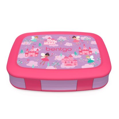 Picture of Bentgo Kids Lunch Box, 2inH x 6-1/2inW x 8-1/2inD, Fairies