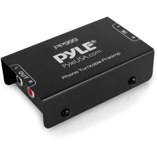 Picture of PylePro Phono Turntable Preamp, 3-3/4inH x 2-1/4inW x 1inD, Black, PYLPP999