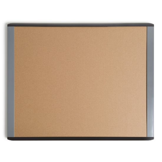 Picture of U Brands Mod Cork Bulletin Board, 20in X 16in, Black and Gray Frame (390U00-01)