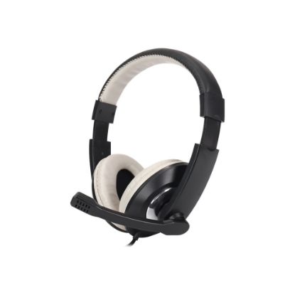 Picture of B3E 5277 - Headset - full size - wired - USB - black, white